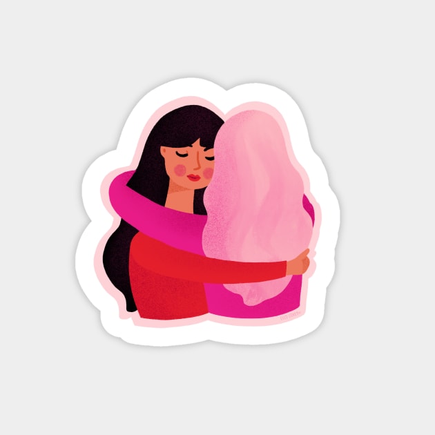 Hug Sticker by ellolovey